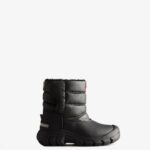 Hunter Big Kids (5-10 Years) Insulated Snow Boots Black