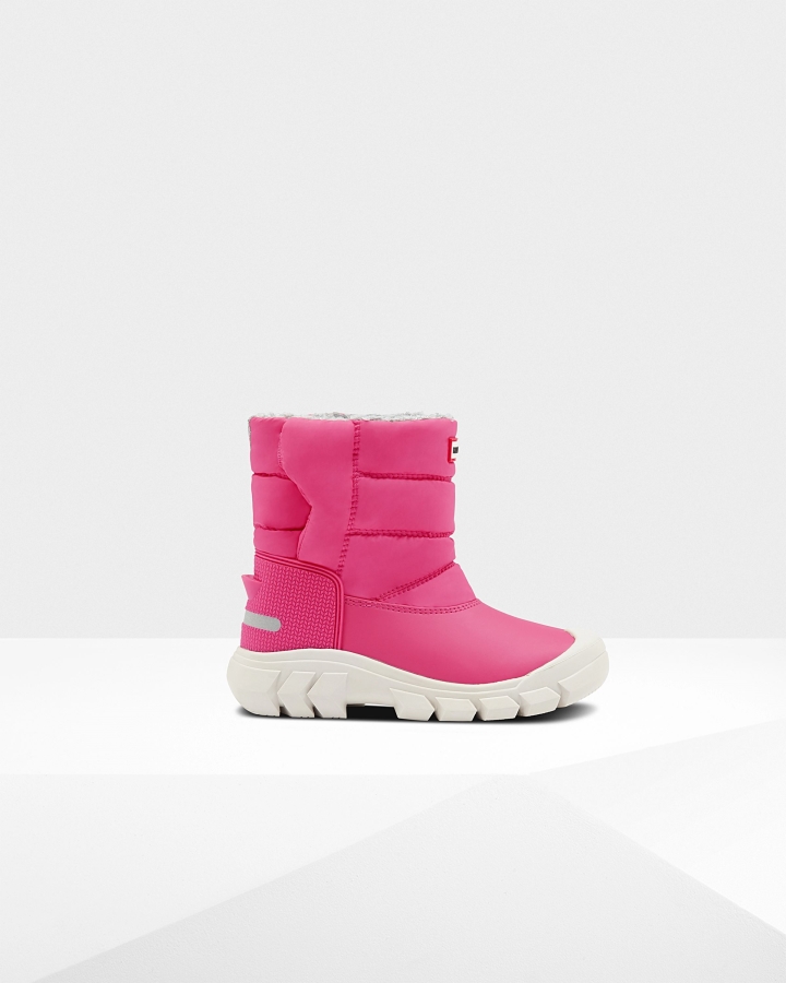Hunter Big Kids (5-10 Years) Insulated Snow Boots Bright Pink - Image 2