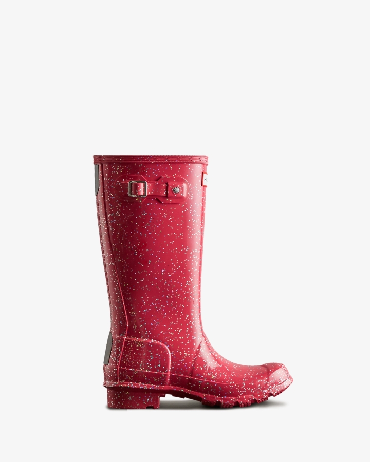 hunter_big_kids_5_11_years_giant_glitter_rain_boots_thrift_pink.jpg Hunter Big Kids (5-11 Years) Giant Glitter Rain Boots Thrift Pink - Image 1
