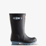 Hunter Big Kids (5-11 Years) Insulated Rain Boots Navy-Blue Frost