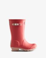 Hunter Big Kids (5-11 Years) Insulated Rain Boots Polaris Pink-Salt Pink - Image 2