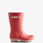 Hunter Big Kids (5-11 Years) Insulated Rain Boots Polaris Pink-Salt Pink