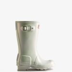 Hunter Big Kids (5-11 Years) Nebula Rain Boots Silver
