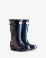 Hunter Big Kids (5-11 Years) Nebula Rain Boots Stornoway Blue - Image 3