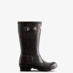 Hunter Big Kids (5-11 Years) Starcloud Rain Boots Black Multi