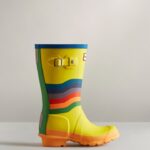 Hunter Big Kids (5-11 Years) Wiggle Rainbow Rain Boots Multicoloured