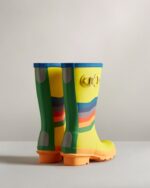 Hunter Big Kids (5-11 Years) Wiggle Rainbow Rain Boots Multicoloured - Image 4