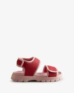 Hunter Big Kids (5-9 Years) Mesh Outdoor Walking Sandals Rowan Pink-Azelea Pink