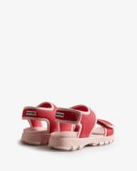 Hunter Big Kids (5-9 Years) Mesh Outdoor Walking Sandals Rowan Pink-Azelea Pink - Image 4