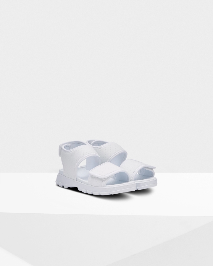Hunter Big Kids (5-9 Years) Outdoor Walking Sandal White - Image 3