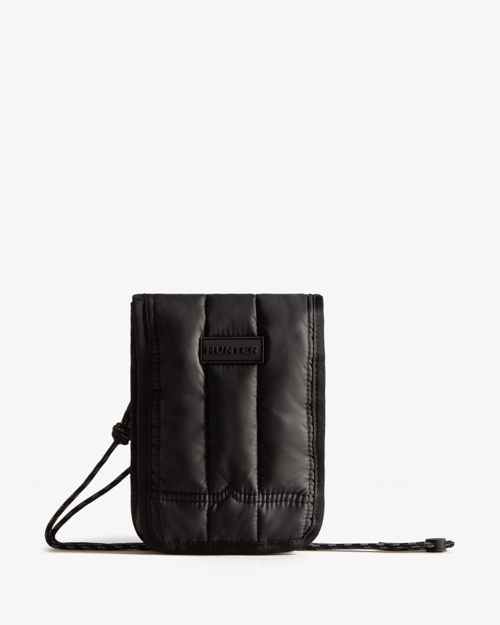 hunter_intrepid_puffer_phone_pouch_black.jpg Hunter Intrepid Puffer Phone Pouch Black - Image 1
