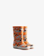 Hunter Kids First (18 Months-8 Years) Disney Rain Boots Aurora Orange - Image 3