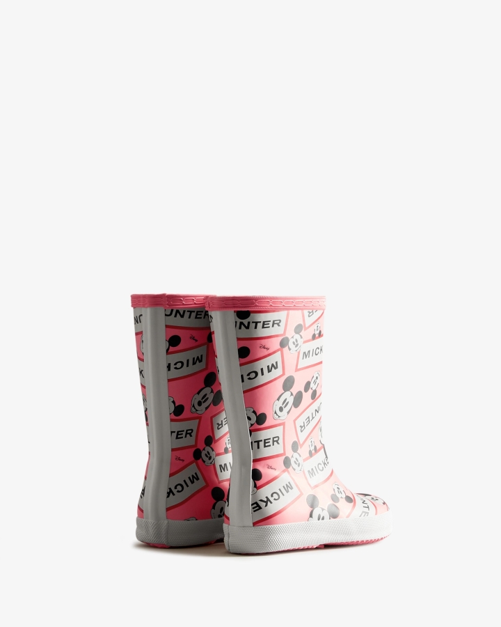 Hunter Kids First (18 Months-8 Years) Disney Rain Boots Pink Shiver - Image 4