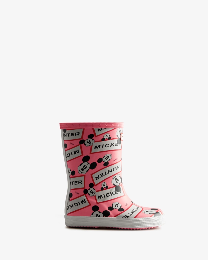 hunter_kids_first_18_months_8_years_disney_rain_boots_pink_shiver.jpg Hunter Kids First (18 Months-8 Years) Disney Rain Boots Pink Shiver - Image 1