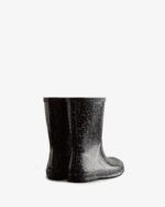 Hunter Kids First (18 Months-8 Years) Giant Glitter Rain Boots Black - Image 4