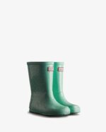 Hunter Kids First (18 Months-8 Years) Giant Glitter Rain Boots Wild Mint - Image 3