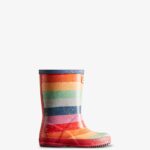Hunter Kids First (18 Months-8 Years) Glitter Rainbow Rain Boots Multicoloured