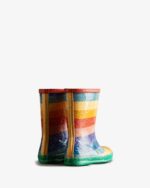 Hunter Kids First (18 Months-8 Years) Glitter Rainbow Rain Boots Multicoloured Bright - Image 4