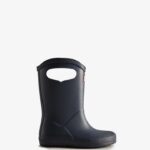Hunter Kids First (18 Months-8 Years) Grab Handle Rain Boots Navy
