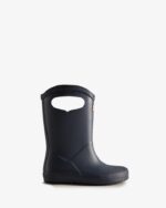 Hunter Kids First (18 Months-8 Years) Grab Handle Rain Boots Navy
