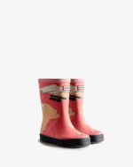Hunter Kids First (18 Months-8 Years) Iceberg Print Rain Boots Iceberg Polaris Pink - Image 3