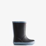 Hunter Kids First (18 Months-8 Years) Insulated Rain Boots Navy-Blue Frost