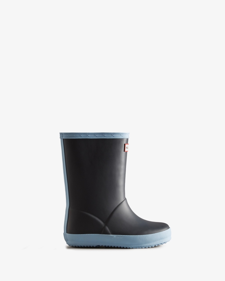 hunter_kids_first_18_months_8_years_insulated_rain_boots_navy_blue_frost.jpg Hunter Kids First (18 Months-8 Years) Insulated Rain Boots Navy-Blue Frost - Image 1