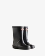 Hunter Kids First (18 Months-8 Years) Nebula Rain Boots Black - Image 3
