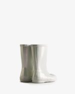 Hunter Kids First (18 Months-8 Years) Nebula Rain Boots Silver - Image 4