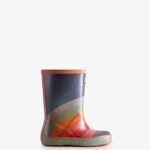 Hunter Kids First (18 Months-8 Years) Nebula Rainbow Rain Boots