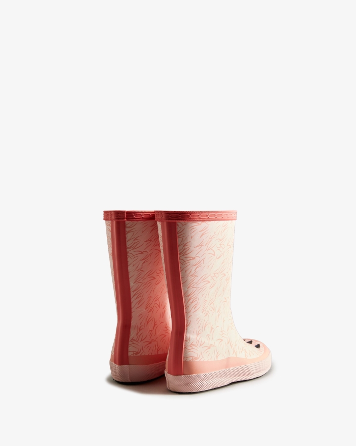 Hunter Kids First (18 Months-8 Years) Polar Bear Rain Boots Salt Pink - Image 4