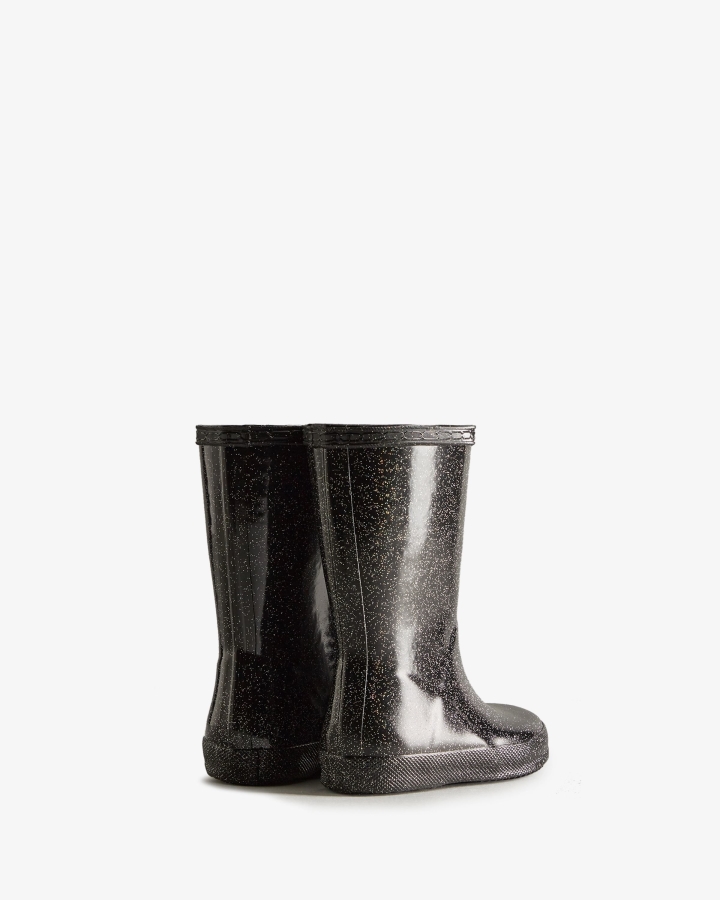 Hunter Kids First (18 Months-8 Years) Starcloud Rain Boots Black Multi - Image 4