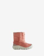 Hunter Little Kids (18 Months-6 Years) Insulated Intrepid Snow Boots Rough Pink-White Willow - Image 2
