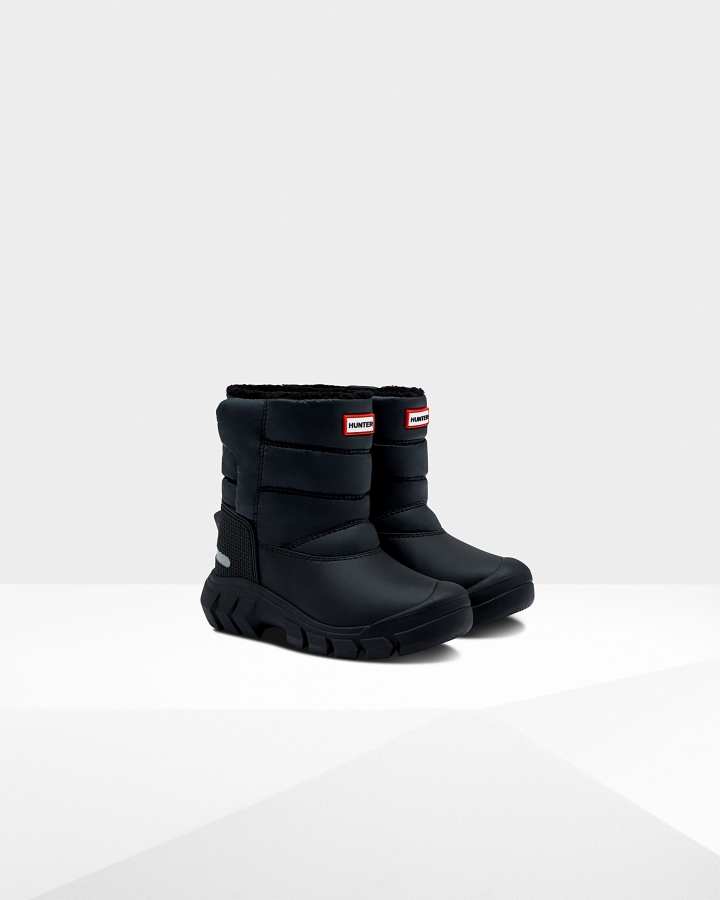 Hunter Little Kids (18 Months-6 Years) Insulated Snow Boots Black - Image 3