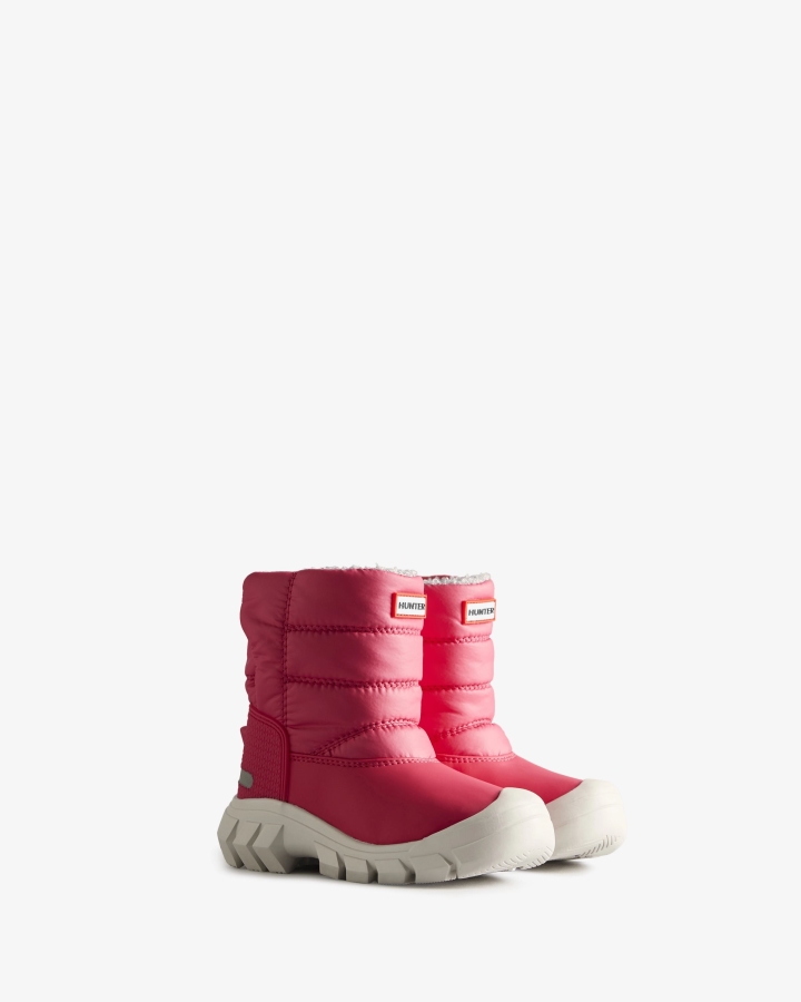 Hunter Little Kids (18 Months-6 Years) Insulated Snow Boots Bright Pink - Image 3