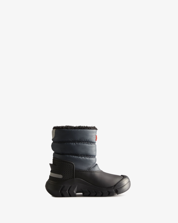 Hunter Little Kids (18 Months-6 Years) Insulated Snow Boots Navy-Black - Image 2