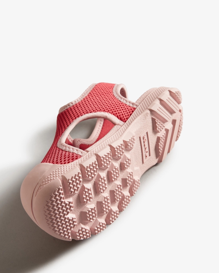 Hunter Little Kids (18 Months-6 Years) Mesh Outdoor Walking Sandals Rowan Pink-Azelea Pink - Image 5