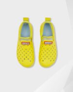 Hunter Little Kids Lightweight Outdoor Water Shoe Spanish Dancer Yellow-Spearmint - Image 3