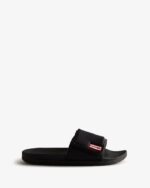 Hunter Men's Adjustable Slides Black - Image 2