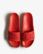 Hunter Men's BLOOM Slides Logo Red - Image 3