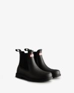 Hunter Men's Commando Chelsea Boots Black - Image 3