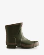 Hunter Men's Gardener Short Rain Boots Dark Olive-Clay - Image 2