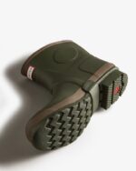 Hunter Men's Gardener Short Rain Boots Dark Olive-Clay - Image 5