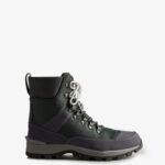 Hunter Men's Insulated Recycled Polyester Commando Boots Arctic Moss Green-Henson Navy