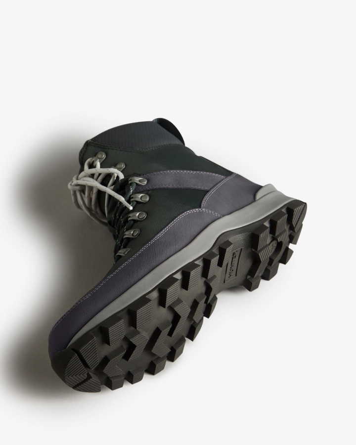 Hunter Men's Insulated Recycled Polyester Commando Boots Arctic Moss Green-Henson Navy - Image 5