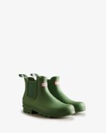 Hunter Men's Original Chelsea Boots Fell Green - Image 3