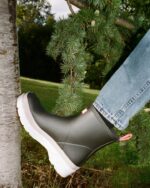 Hunter Men's Original Play Short Speckle Rain Boots Black-Steall Grey - Image 3