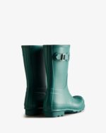 Hunter Men's Original Short Rain Boots Loch Awe Blue - Image 4