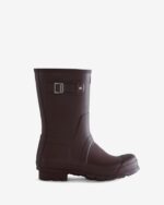Hunter Men's Original Short Rain Boots Ruskea Brown - Image 2