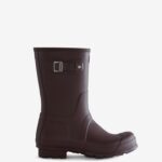 Hunter Men's Original Short Rain Boots Ruskea Brown